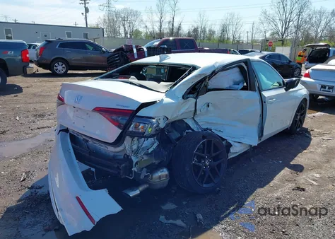 2022 Honda Civic Sport из США, поврежденный, VIN 2HGFE2F55NH554164